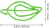 TEHAUX 30pcs Mini Paper Clips, Leaf Paper Clip, Small Stationery Clips, Office Paperclips, Bookmark Clip