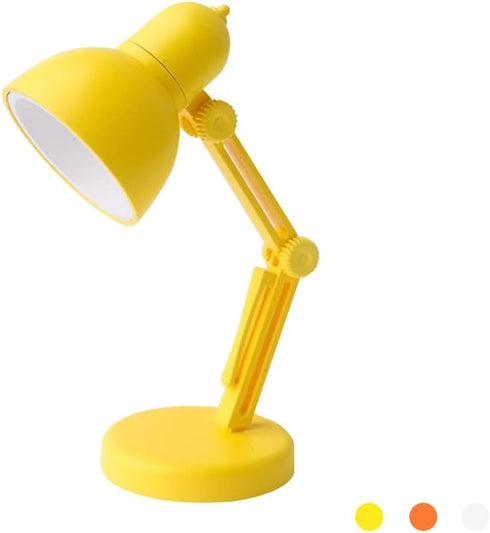 Mini Lamp Refrigerator Magnet, Cute LED Table Foldable Lamp, Novelty Fridge Magnet, Night Study Portable Lamp, Yellow