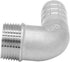 Joywayus 1" Hose Barb x 3/4" NPT Male Home Brew Pipe Fitting - Stainless Steel 90 Degree Elbow Adapter