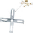 DVECUE 8Pieces Light Fixture Mounting Bracket Crossbar Kit for Ceiling Pendant Wall Light Sconce Mounting Plate