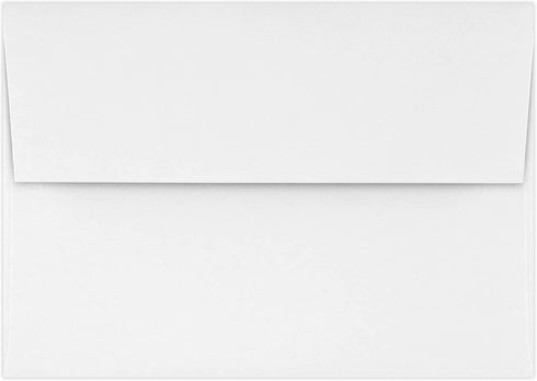 LUXPaper 4Bar A1 Invitation Envelopes, Peel & Press, 3 5/8" x 5 1/8", White, 250 Qty
