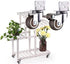 Kolloee 1 inch 1.25 inch 1.5 inch 2 inch 90 L Type Degree Right Angle Flower Stand Baby Crib Bed Mute Swivel Caster