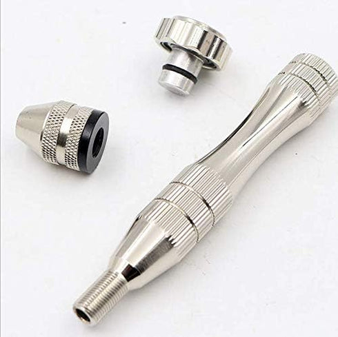 Pin Vise Hand Drill for Resin Casting Molds, Steel Hand Drill with 20 PCS Drill Bits (0.8-3 mm)