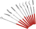 10Pcs Mini Diamond Needle File Set - Jewelers Hand Files Tool Kit for Metal, Ceramic, Stone Jewelry, 140mm Length