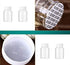 HLLMX 8 PCS Plastic Clear Empty Bottle, 20ML Pill Container Chemical Reagent Bottle Liquid Bottle