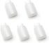 Othmro 5Pcs 150ml Plastic Bottle Lab Cylindrical Chemical Reagent Polyethylene Bottle Wide Mouth Liquid Solid Round Bottle Sample Sealing Storage Bottles Liquid Storage Container for Lab Factory White by Othmro