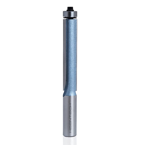 KEENTECH Router Bits, 1/2" Shank Flush Trim Router Bit, Extra Long Bearing Carbide Tipped Pattern Bit