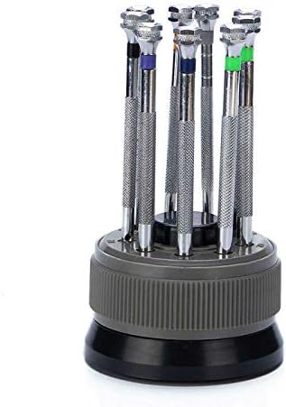 New 9 pcs Precision Watch Flat Blade Slotted Screwdriver Set Watchmakers Tools