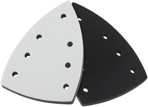 AureateLiving 100X150mm 7 Triangle Sanding Pad With Holes, EVA Backing Pad For Triangular Sander, Quick Change Abrasive