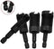4pcs Wood Plug Hole Titanium Coated Cutter Drill Bits Set, 6mm/10mm/13mm/16mm for Woodworking Cork Hole