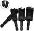 4pcs Wood Plug Hole Titanium Coated Cutter Drill Bits Set, 6mm/10mm/13mm/16mm for Woodworking Cork Hole