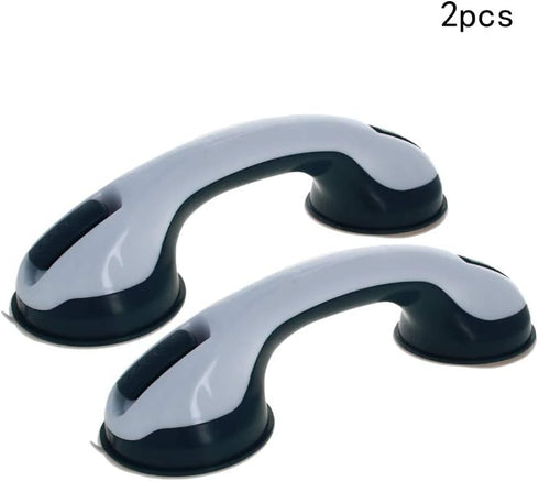 2Pcs Bettomshin Suction Shower Grab Grip Bar Shower Handle & Bathroom Bathtub Handle, Heavy Duty Safety Grab Bar Non