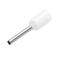 uxcell 2000 Pcs Insulated Ferrule Wire Connector 22 AWG Electrical Crimp Terminal for White Projects