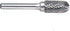 SC-5 Tungsten Carbide Burr, Cylinder Shape with Radius End, Double Cut Rotary Burr File (1/2" Cutter Dia X 1" Cutter