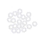 uxcell Silicone O-Rings, 5mm OD 2mm ID 1.5mm Width VMQ Seal Gasket for Pipe Repair, Pack of 20