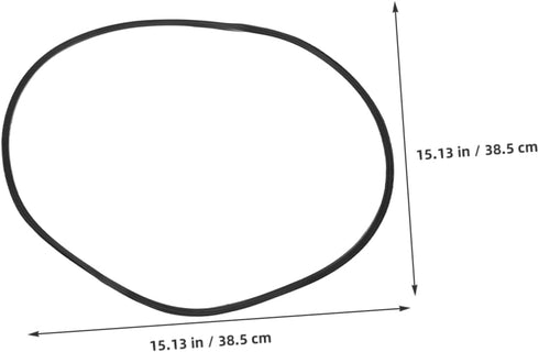 38.5cm Salon Chair Rubber Base Ring Protector Gasket Anti-Slip Floor Protector for Wooden Floors Compatible Styling