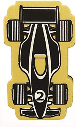 The Classics Magnetic Race Car Whiteboard Erasers, Multi-Colored Dry Erasers, Pack of 4 - TPG-358