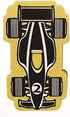 The Classics Magnetic Race Car Whiteboard Erasers, Multi-Colored Dry Erasers, Pack of 4 - TPG-358