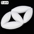 stonylab Magnetic Stir Bar, 5-Pack 50 mm Laboratory Stir Plate Bar Set for Stirrers, Olive Shape, PTFE-Coated
