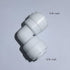 10 pcs Quick Connect Push In Water Purifiers Tube Fittings, 1cm, with 5m White Tubing Hose for RO System