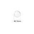 uxcell 2.5mm Solid Round Clear Glass Ball Boiling Stones Soda Lime Glass Beads 500pcs