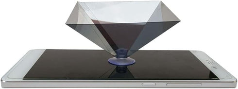 ljhnba 3D 3D Hologram Projector Py-ramid Smartphone Hologram Display Stands Projector