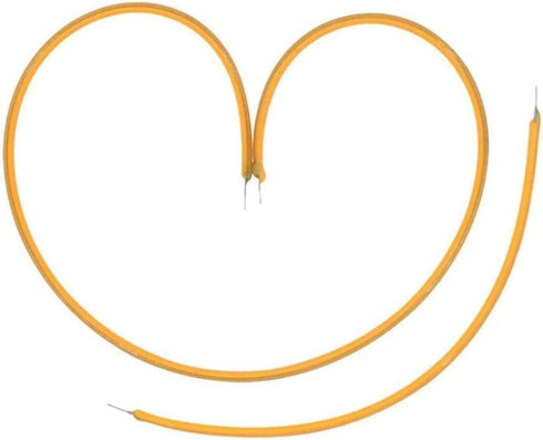 Red 130mm Edison Bulb 3V COB LED Filament Flexible Lamp Parts, Warm Light Accessories (130mm)