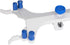 StonyLab Adjustable Double Burette Clamp, Butterfly Style Spring Loaded Lab Accessory for Laboratory