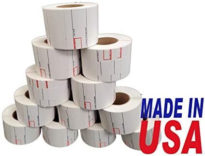CAS SCALE LABEL, ALL MADE in USA, ALL DIFFERENT SIZES (12 Rolls, 8020)