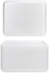 Hygloss Products White Foam Meat Trays, 9x11-Inch, 25 Pieces for Crafts, Food, Painting