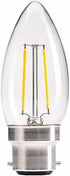 C35 Dimmable 6W B22 C35 2700K, 60W Bulbs Bulbs,900Lumen 2-Pack Vintage Bayonet LED Light Blub Chandelier Warm White