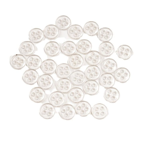 10Pcs Transparent Glass Screen Filters, Diameter 0.313'' (8mm) High Borosilicate Glass with 7 Honeycomb Holes