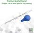 (2 Pack) Glass Graduated Medicine Dropper Pipettes with Blue Rubber Cap and Scale (5ml)