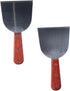 Laboratory Mixing Tool 2PCS, Stainless Steel Lab Spatula with Hardwood Handle, 4" Blade for Rolled Ice Cream