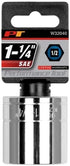 W32040 1/2-Inch 6-Point Set Performance Tool Drive Socket with Recessed Edges and Chrome Vanadium Steel Construction
