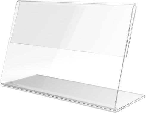 Marketing Holders 10 Pack Table Tent 3.5" x 2" Sign Holder - Horizontal Deli Ice Cream Shop Pricing