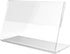 Marketing Holders 10 Pack Table Tent 3.5" x 2" Sign Holder - Horizontal Deli Ice Cream Shop Pricing