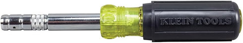 Klein Tools 32596 Magnetic 8-in-1 Multi-Bit Screwdriver/Nut Driver with Hex, Phillips, Schrader Bits, Nut Drivers