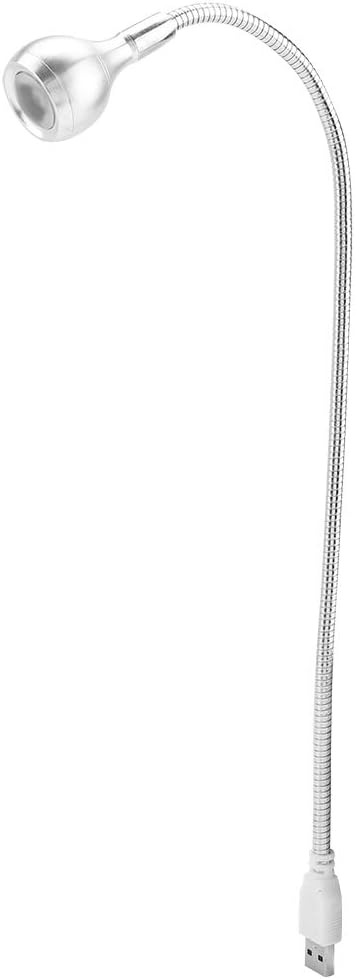 Yosoo Flexible Neck Portable Metal USB LED Lamp Desk Lamp, Premium LED,