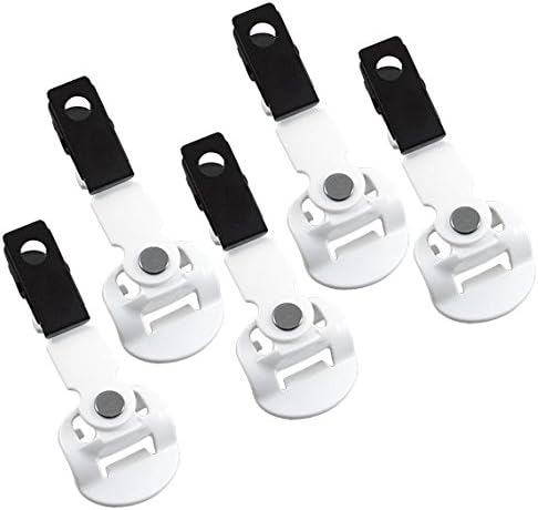 Box of 5 White Universal Clip for Vocera Communications Badge B3000 - 230-01985