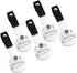 Box of 5 White Universal Clip for Vocera Communications Badge B3000 - 230-01985