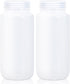 33.8 oz Wide Mouth Lab Reagent Bottle, Laboratory Grade Chemical Container, 2 Pcs