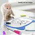 Small Dry Erase White Board, 11.5x8" with 5pcs Dry Erase Markers, Double Sided Lapboard for Kids (Blue)