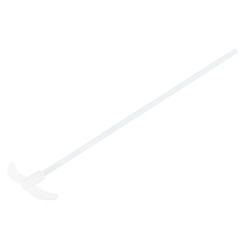 MECCANIXITY PTFE Electric Stirring Rod 400x100mm Overhead Stirrer Mixer Shaft with Foldable Paddle for Lab