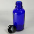 Bioll 30ml (1 oz) Glass Bottle with Lid for Essential Oil, Perfume, Aromatherapy, Lab Sample Vials - 12 Pack (Blue)