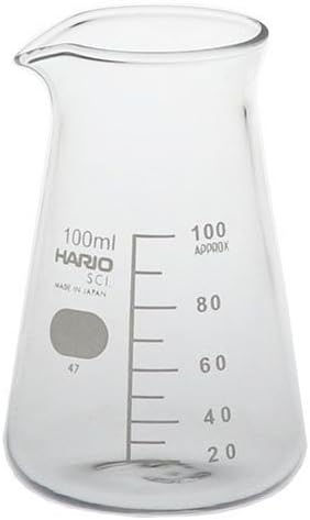 HARIO CB-100-H32 Conical Beaker, Made in Japan, 3.4 fl oz (100 ml)