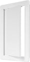 6" x 10" White Plastic Access Panel, Service Shaft Door Panel for Plumbing, Electricity, Heating, Alarm Wall Access