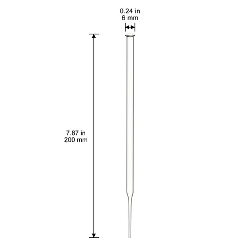 Glass Dropper Pipettes, 3 ml Borosilicate Glass, Durable Non-Graduated Liquid Transfer Droppers, 100-Pack