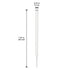 Glass Dropper Pipettes, 3 ml Borosilicate Glass, Durable Non-Graduated Liquid Transfer Droppers, 100-Pack