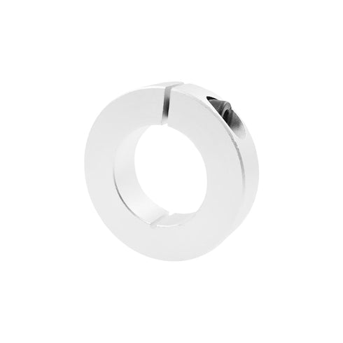 TTZEZE Aluminum Alloy Shaft Collars, 4 PCS Metal Stop Collar Clamp, 40mm ID, 70mm OD, 18mm Width for Wheel Barrow Axle